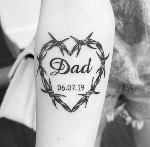 Barbed Wire Heart Tattoo: The Meaning and Designs