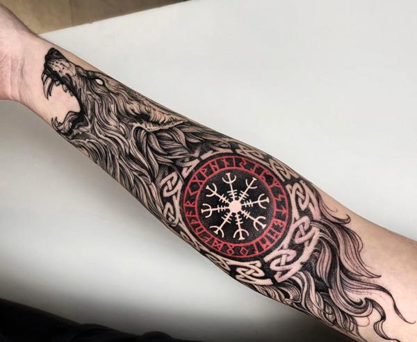 Viking Fenrir Tattoo: Meaning and Designs