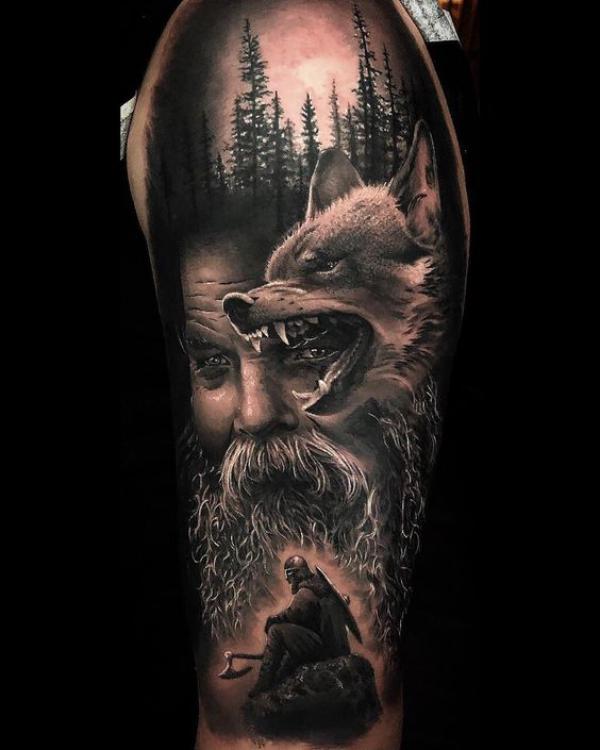 Viking Fenrir Tattoo: Meaning and Designs