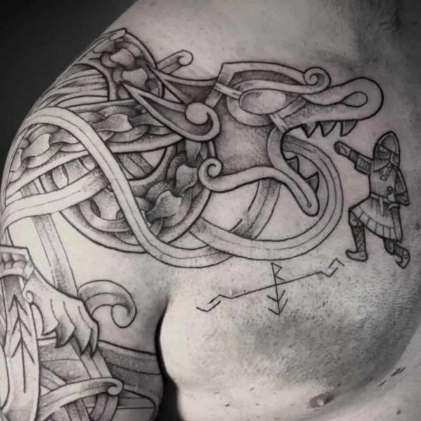 Viking Fenrir Tattoo: Meaning and Designs