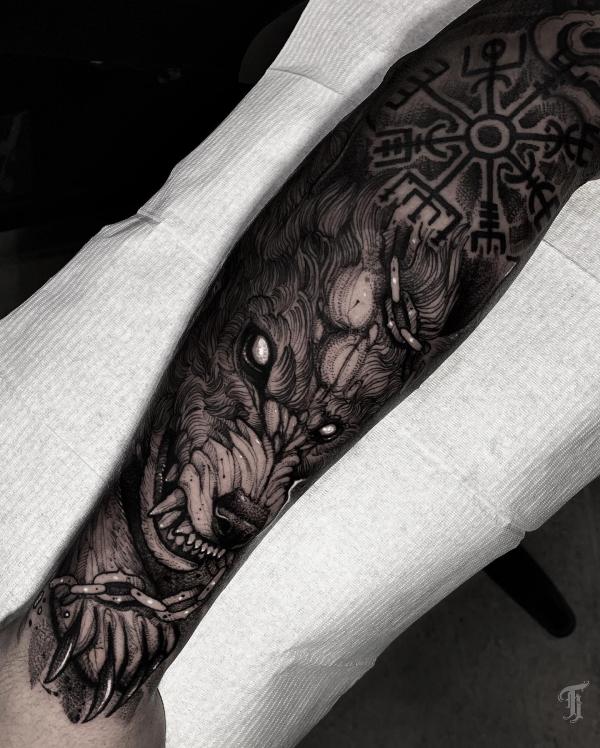 Viking Fenrir Tattoo: Meaning and Designs