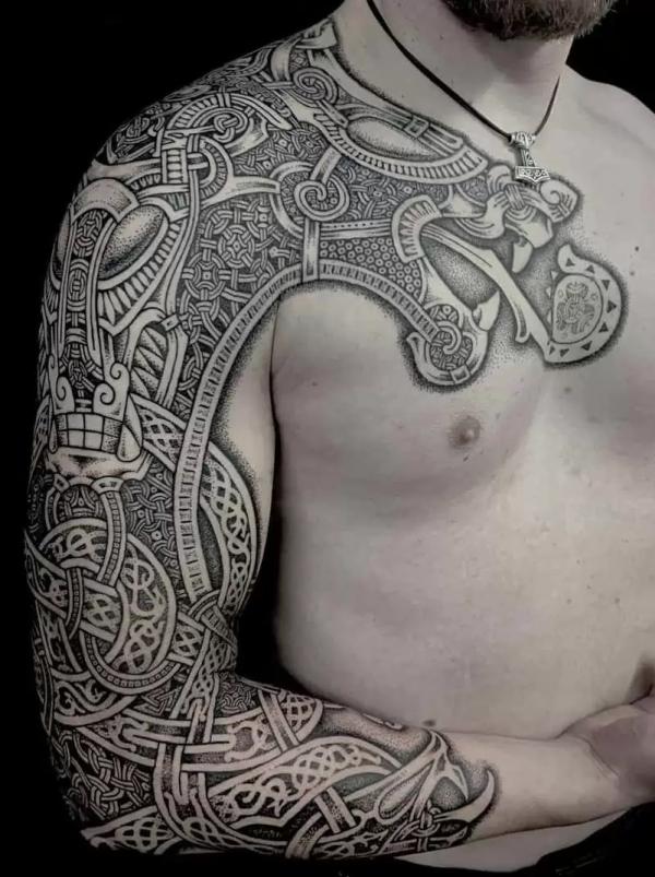 Viking Fenrir Tattoo: Meaning and Designs
