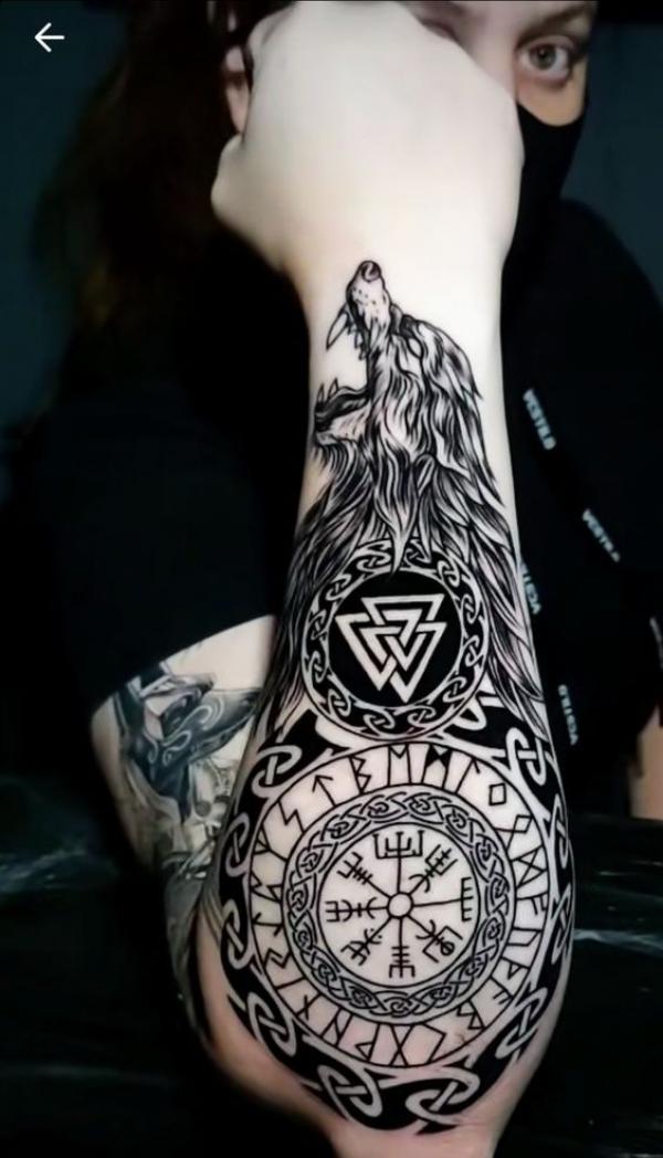Viking Fenrir Tattoo: Meaning and Designs