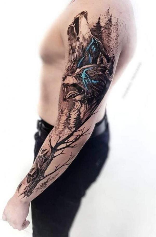 Viking Fenrir Tattoo: Meaning and Designs
