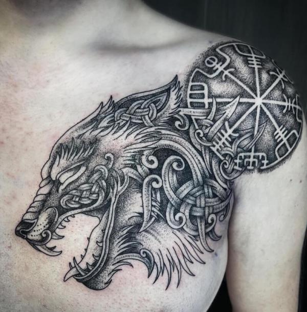Viking Fenrir Tattoo: Meaning and Designs
