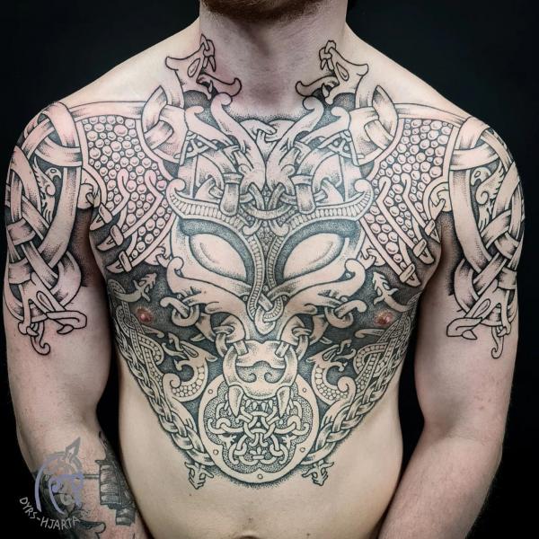 Viking Fenrir Tattoo: Meaning and Designs