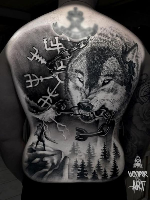 Viking Fenrir Tattoo: Meaning and Designs