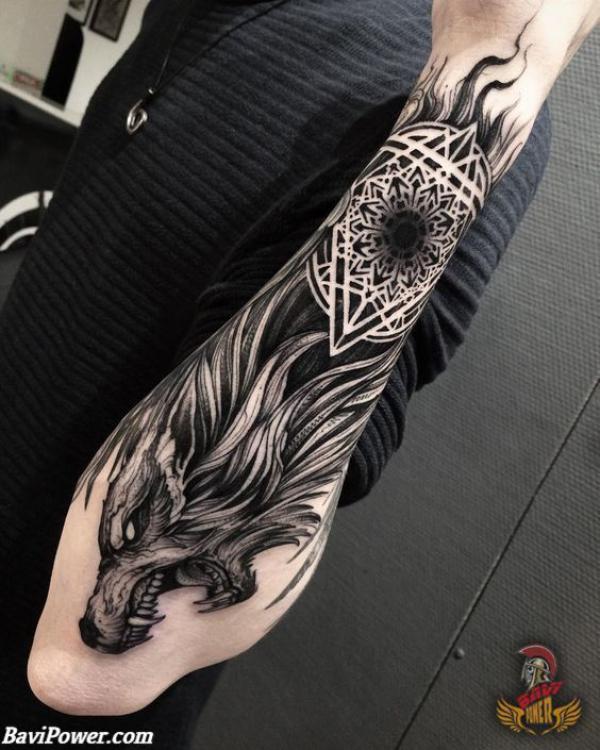 Viking Fenrir Tattoo: Meaning and Designs
