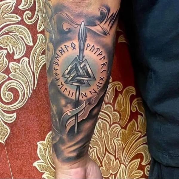 Viking Gungnir Tattoo: Meaning and designs