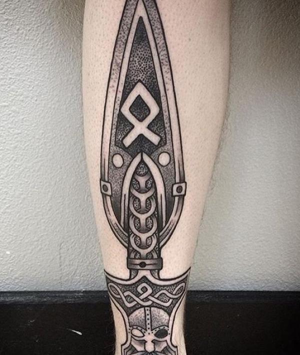 Viking Gungnir Tattoo: Meaning and designs