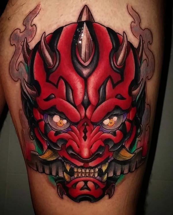 Oni Mask Tattoo: Unveiling the Mystique and Meaning