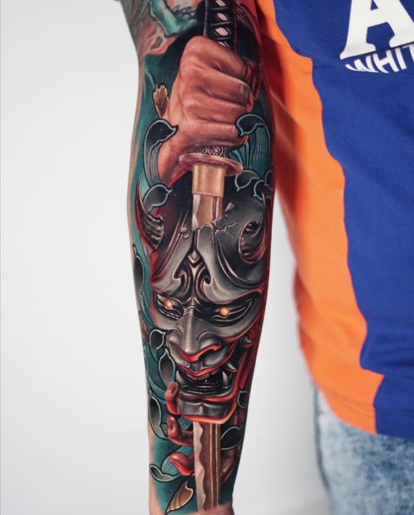 Oni Mask Tattoo: Unveiling the Mystique and Meaning
