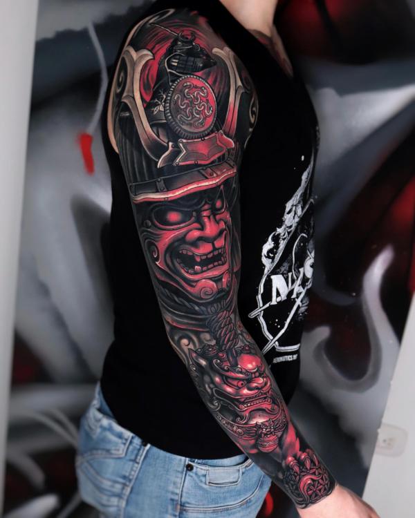 Oni Mask Tattoo: Unveiling the Mystique and Meaning