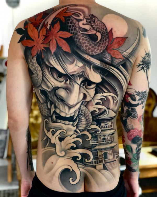 Oni Mask Tattoo: Unveiling the Mystique and Meaning