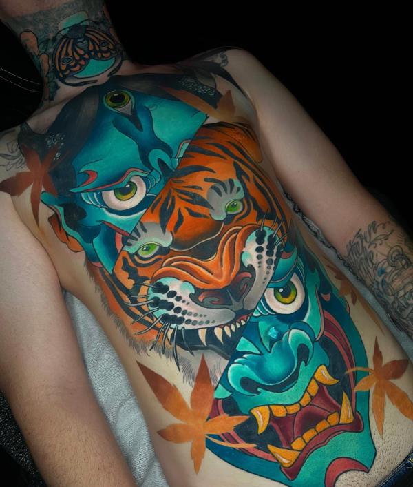 Oni Mask Tattoo: Unveiling the Mystique and Meaning