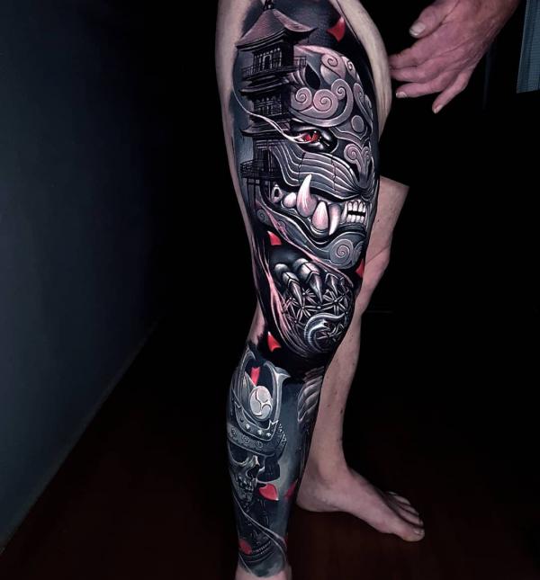 Oni Mask Tattoo: Unveiling the Mystique and Meaning