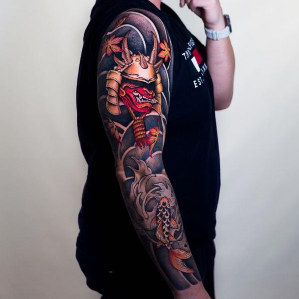 Oni Mask Tattoo: Unveiling the Mystique and Meaning
