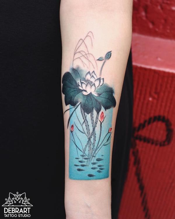 125 Elegant Lotus Tattoo Designs with Meaning