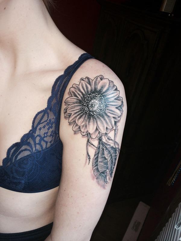 180 Inspirational Sunflower Tattoos with Meaning
