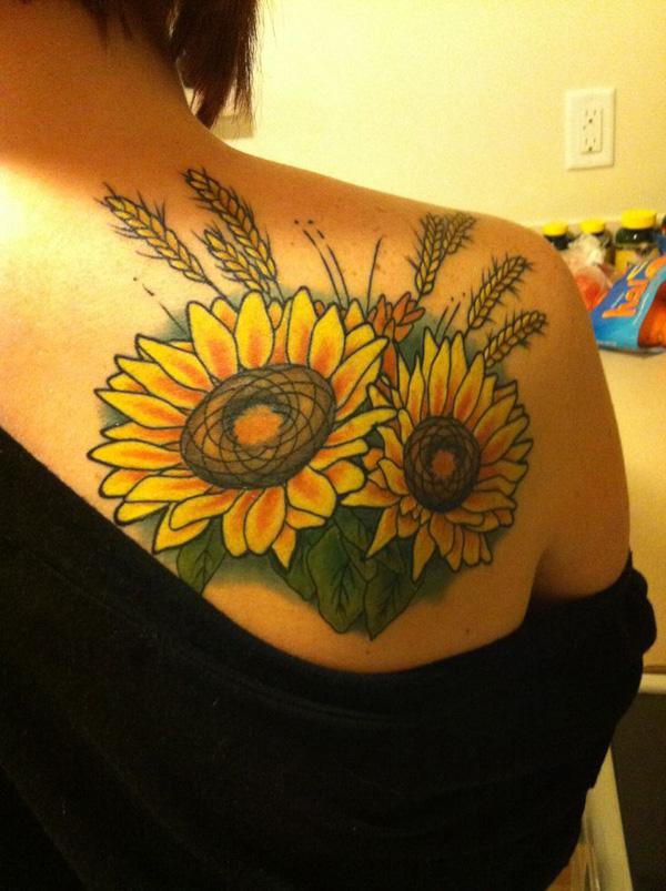 180 Inspirational Sunflower Tattoos with Meaning