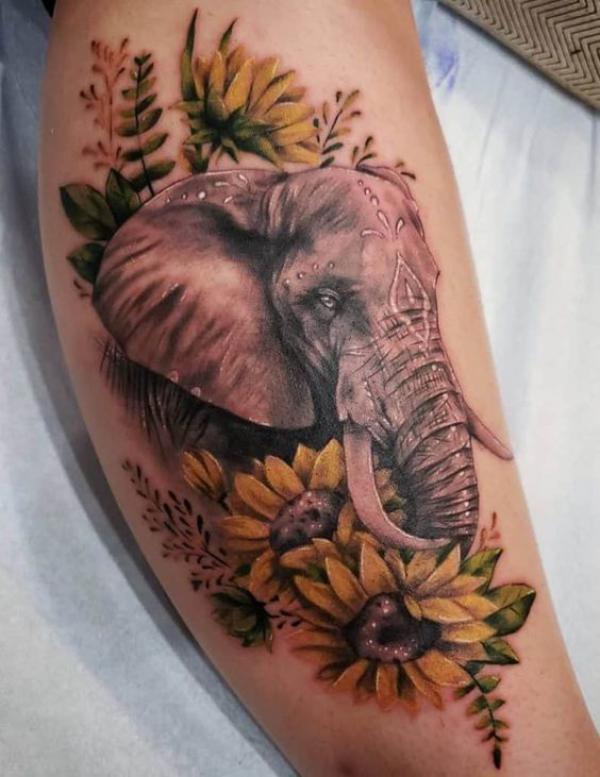 180 Inspirational Sunflower Tattoos with Meaning