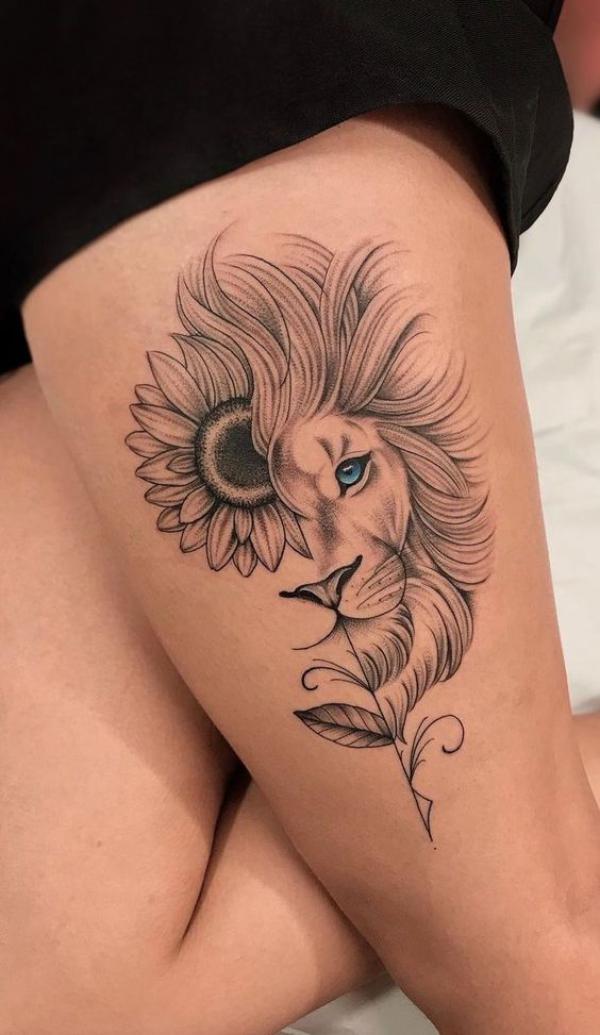 180 Inspirational Sunflower Tattoos with Meaning