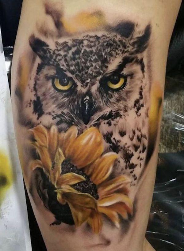 180 Inspirational Sunflower Tattoos with Meaning