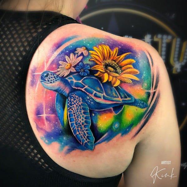 180 Inspirational Sunflower Tattoos with Meaning
