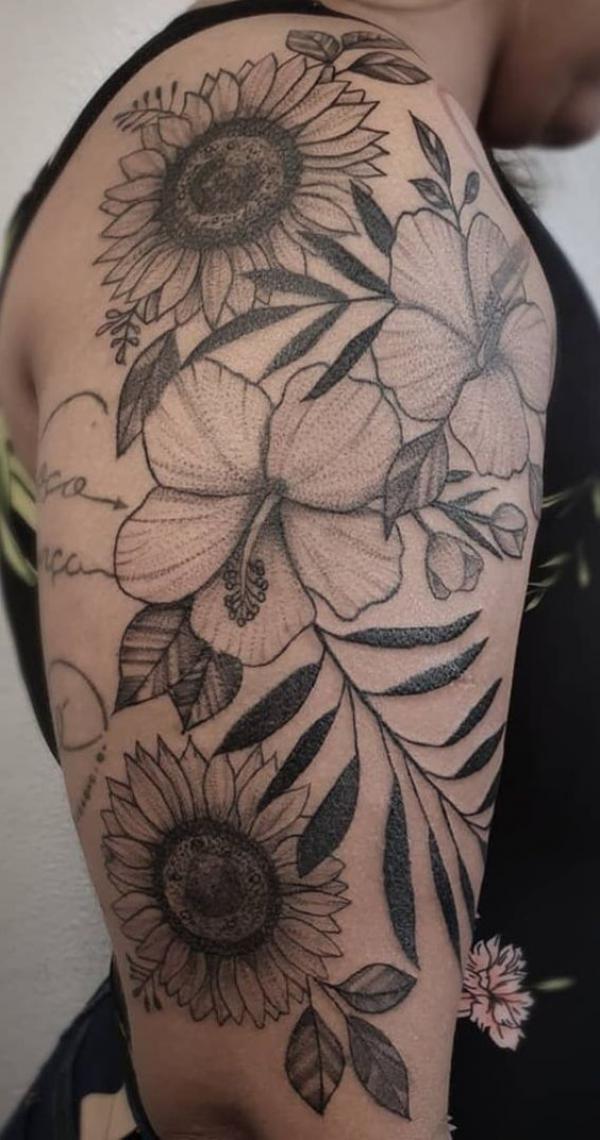 180 Inspirational Sunflower Tattoos with Meaning