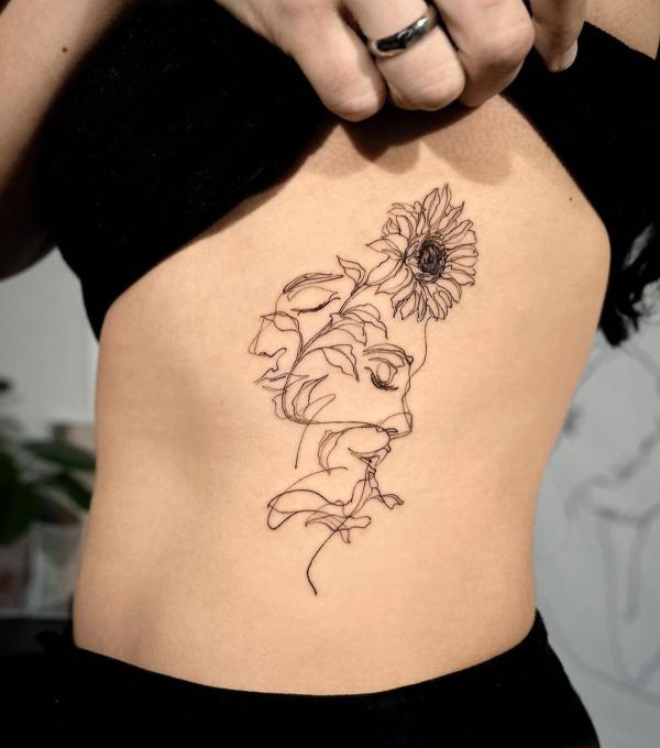 180 Inspirational Sunflower Tattoos with Meaning
