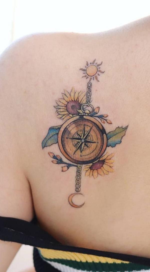 180 Inspirational Sunflower Tattoos with Meaning