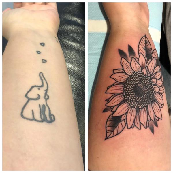 180 Inspirational Sunflower Tattoos with Meaning
