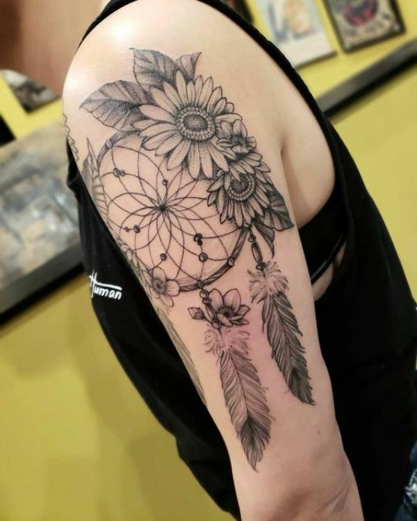 180 Inspirational Sunflower Tattoos with Meaning