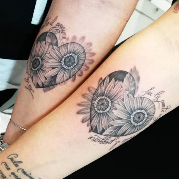 180 Inspirational Sunflower Tattoos with Meaning