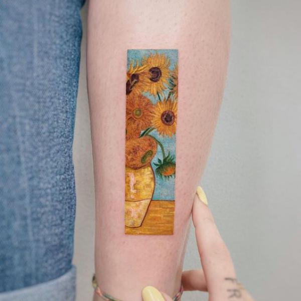 180 Inspirational Sunflower Tattoos with Meaning