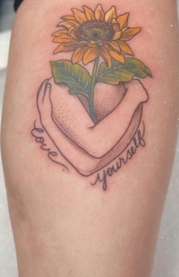 180 Inspirational Sunflower Tattoos with Meaning