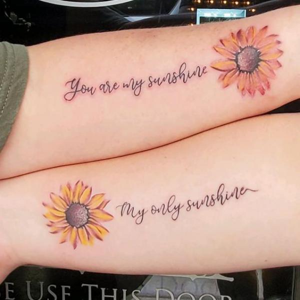 180 Inspirational Sunflower Tattoos with Meaning