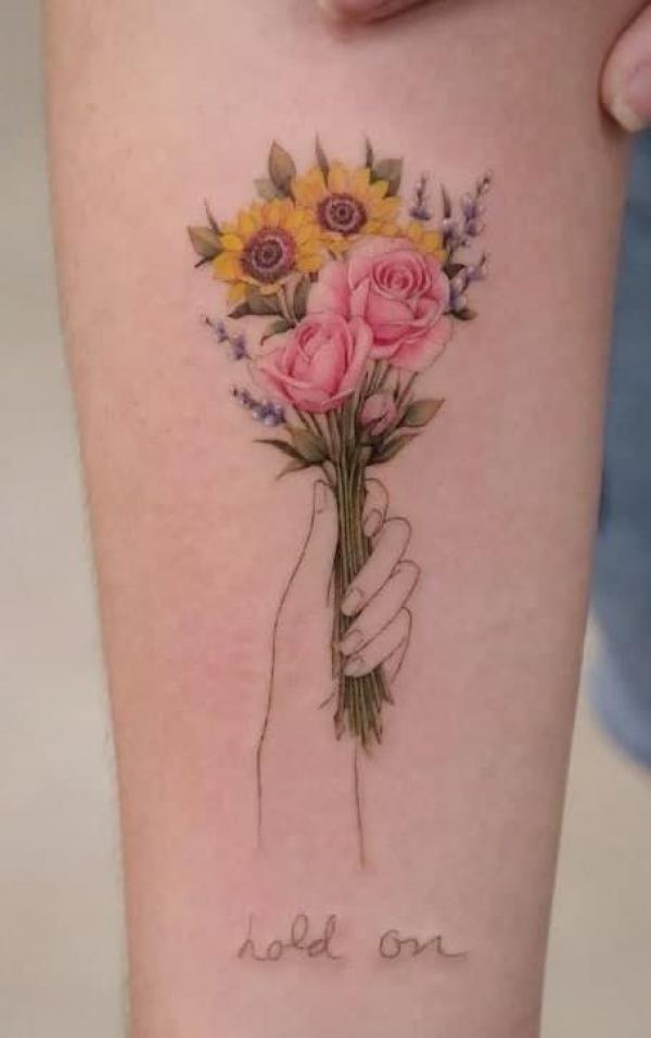 180 Inspirational Sunflower Tattoos with Meaning