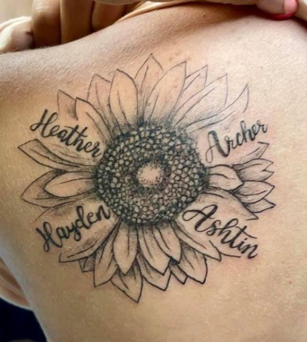 180 Inspirational Sunflower Tattoos with Meaning