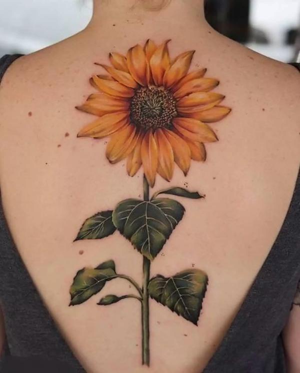180 Inspirational Sunflower Tattoos with Meaning