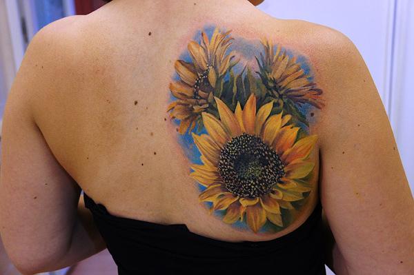 180 Inspirational Sunflower Tattoos with Meaning