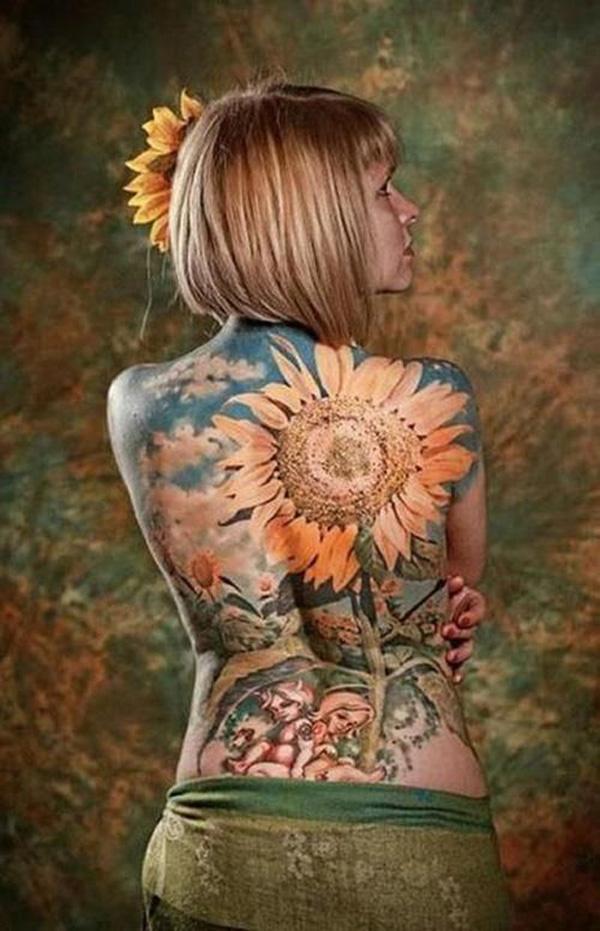 180 Inspirational Sunflower Tattoos with Meaning
