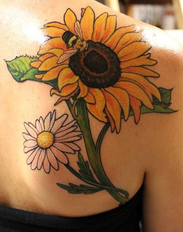 180 Inspirational Sunflower Tattoos with Meaning