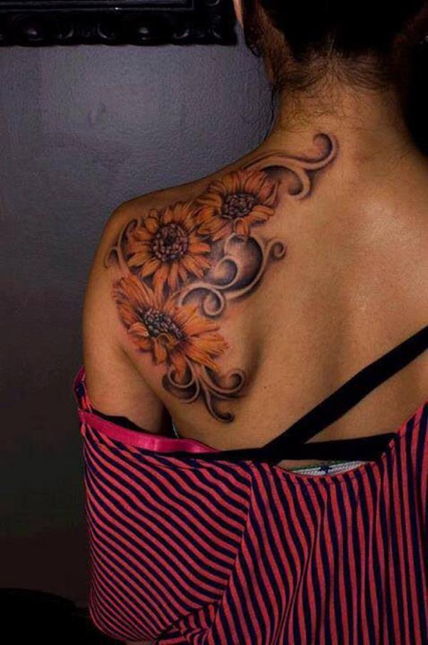 180 Inspirational Sunflower Tattoos with Meaning