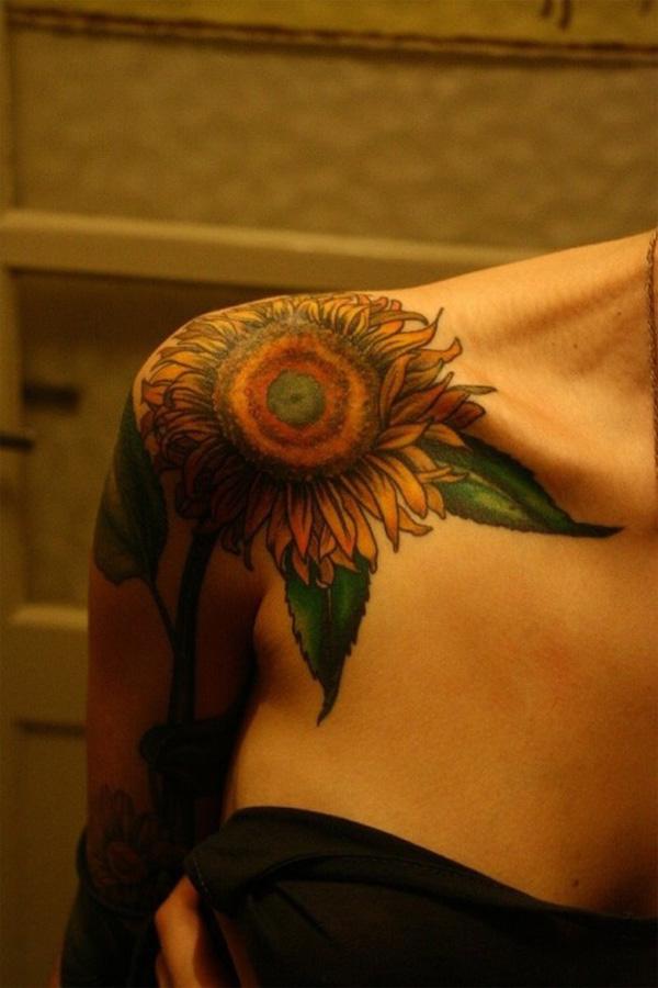 180 Inspirational Sunflower Tattoos with Meaning