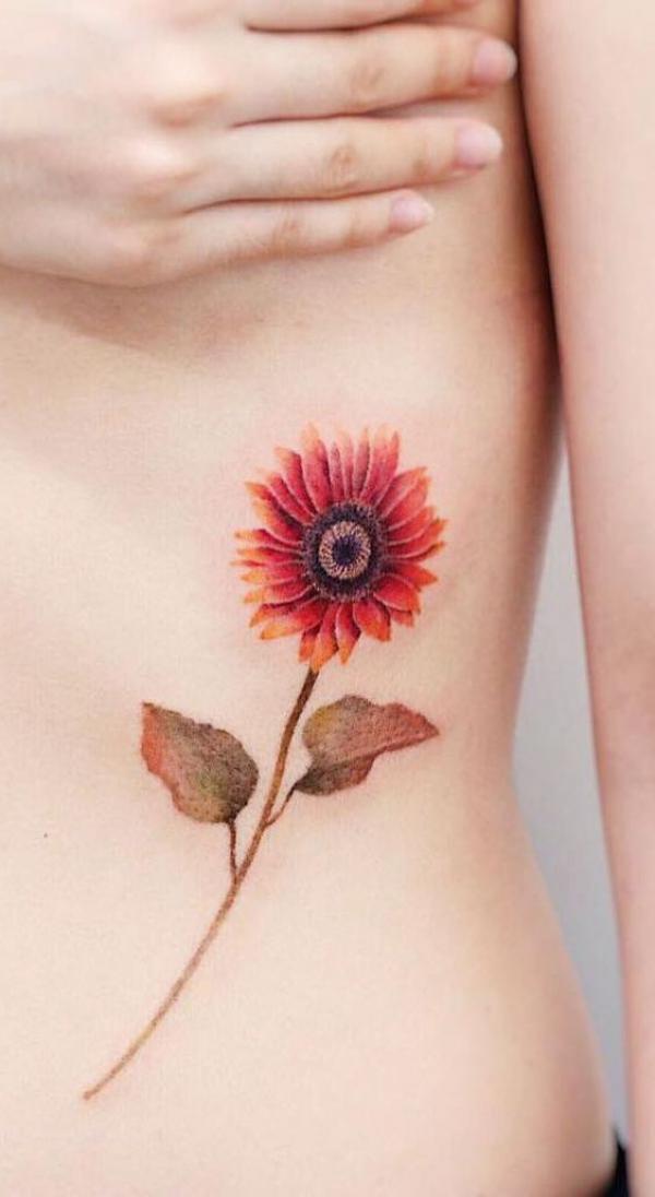 180 Inspirational Sunflower Tattoos with Meaning