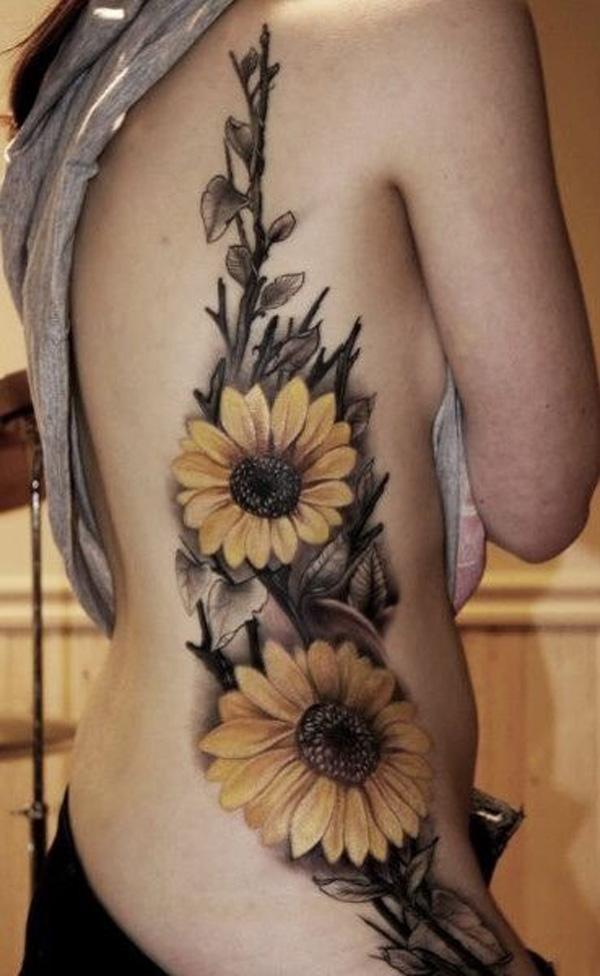 180 Inspirational Sunflower Tattoos with Meaning