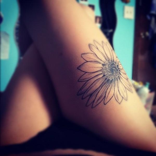 180 Inspirational Sunflower Tattoos with Meaning