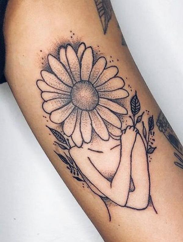 180 Inspirational Sunflower Tattoos with Meaning