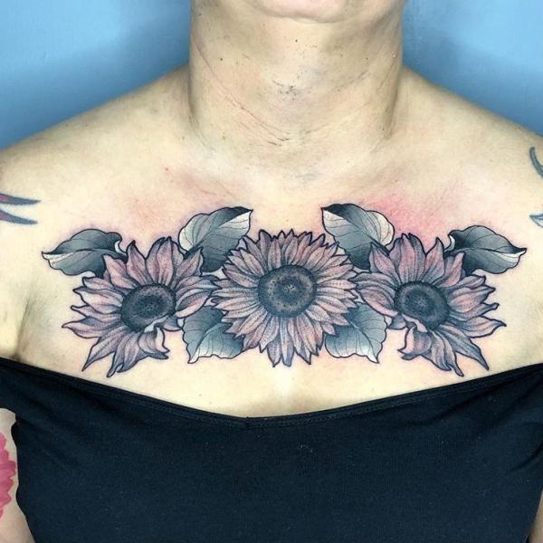 180 Inspirational Sunflower Tattoos with Meaning